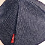 A denim Levi Strauss kippah, or Jewish head covering..