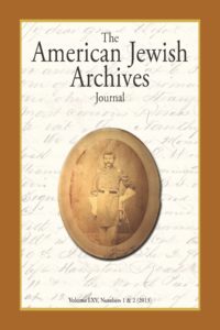 The American Jewish Archives - Journal