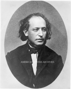 Black and white photograph of Isaac Mayer Wise.